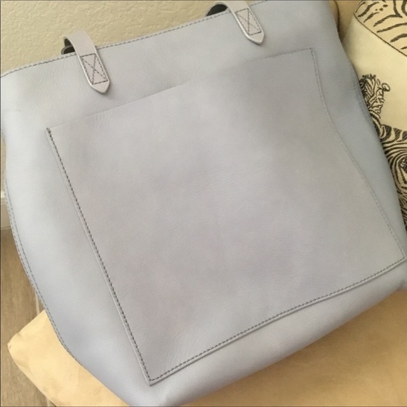 COPY - Madewell Medium blue Zip tote - Picture 2 of 14